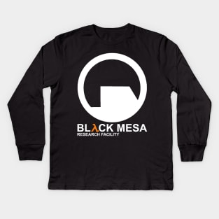 Black Mesa Research Facility Kids Long Sleeve T-Shirt